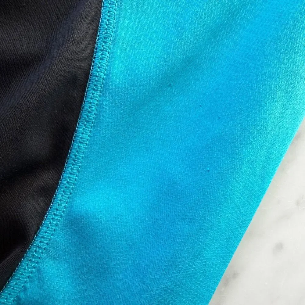 Pearl Izumi Cycling Windbreaker Mens L Blue Black Full Zip Jacket Elite Series